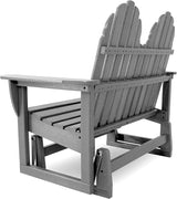 POLYWOOD® Classic Adirondack Glider, Slate Grey - Photo 3