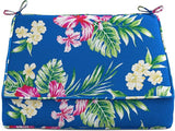 BrylaneHome Extra-Thick Seat Cushion - 23”L x 22”W x 5.5”H - Patio & Outdoor - Water - Photo 1