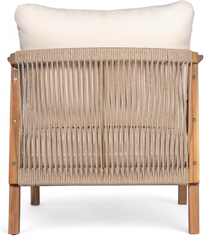 Christopher Knight Home Newell Lounge Chair Outdoor Set of 2, Patio Accent Chair, Comfy Reading Single Sofa - Photo 8