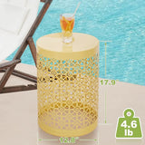 HFHOME Set of 3 Heavy-Duty Round End Table, Side Table, Coffee Table for Indoor Multifunctional Use - Photo 2
