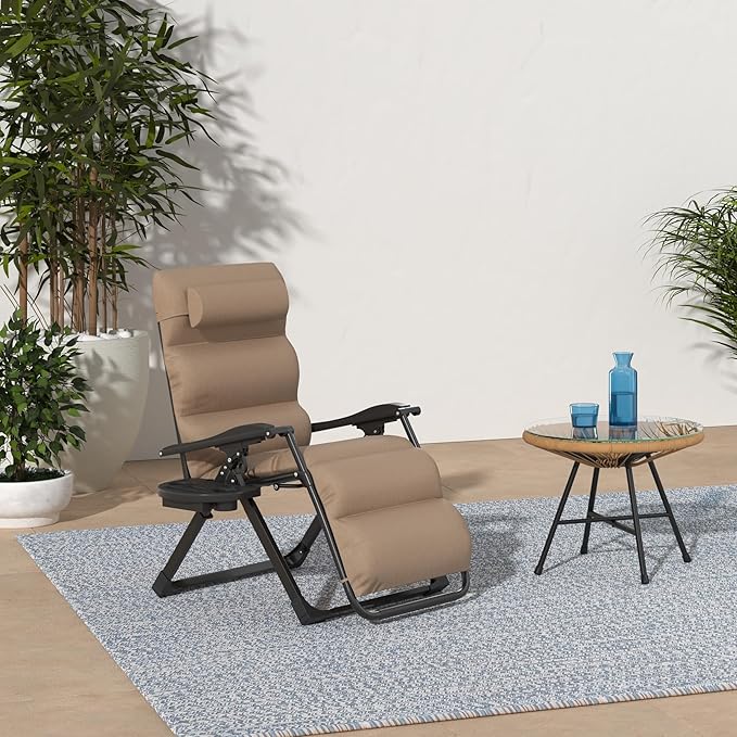 Best Choice Products Oversized Zero Gravity Chair, Folding Outdoor Patio Recliner - Photo 2