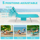 #WEJOY Folding Tanning Chair with Face Hole - Photo 5