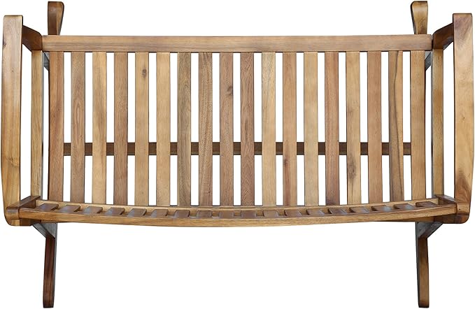 Christopher Knight Home Dexter Patio Glider | Acacia Wood Finish, Natural Stain