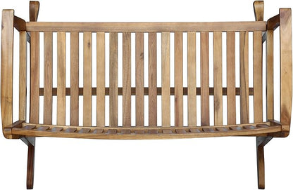 Christopher Knight Home Dexter Patio Glider | Acacia Wood Finish, Natural Stain