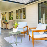Outvita Indoor and Outdoor Side Table, Small Patio Side Table - Photo 2
