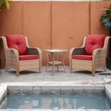 Rilyson Patio Furniture Chairs Outdoor Chair - 2 Piece Wicker Rattan Chairs Set with High Back and Deep Seating for - Photo 6