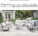 Signature Design by Ashley Moonlight View Contemporary Outdoor Nuvella Weather Resistant Fabric Loveseat with Cushion - Photo 6