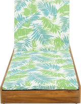 Outdoor Lounge Chaise Set with 2" Water-Resistant Cushion, 4-Position Adjustable Backrest Recliner - Photo 6