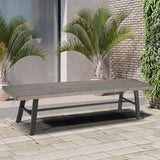 Ulax furniture Dining Bench, Outdoor Patio Bench, 69.75" Metal Picnic Benches for Garden, Porch, Backyard - Photo 1