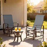 Outsunny Outdoor Glider Chair Set of 2 - Photo 9