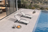 PURPLE LEAF Patio Lounge Chair with Canopy Shade Outdoor Chaise Lounge Chair Set of 2 for Lawn Poolside Backyard - Photo 2