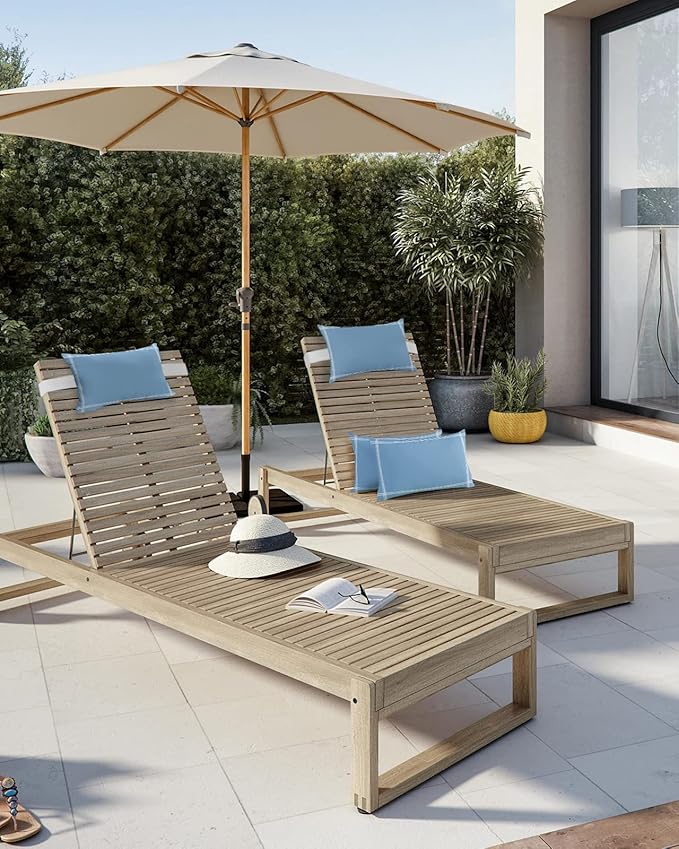 T&H XHome Outdoor Pillow for Chaise Lounge Chair - Photo 5