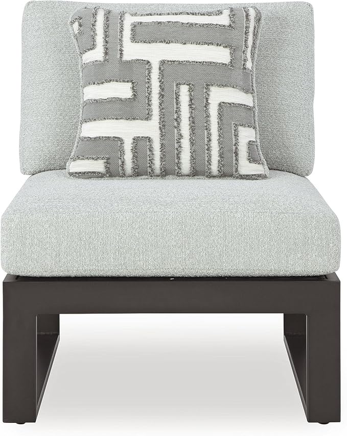 Signature Design by Ashley Beachloft Straight Coastal 2-Piece Outdoor Sectional with Removable Cushion - Photo 7
