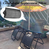 Ostlttyn Zero Gravity Chair Replacement Pillow Headrest with Elastic Band - Photo 5