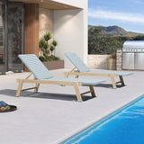 PURPLE LEAF Extra Large Patio Chaise Lounge 2 Pieces French Outdoor Wicker Lounger Matte White Aluminum Frame 771LBS - Photo 1