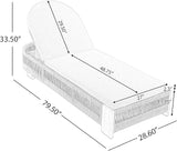 Outdoor Chaise Lounge Set, Patio Chaise Lounge Chairs with Side Table - Photo 3