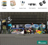 YITAHOME 80 Gallon Outdoor Storage Box, Large Water Resistant Resin Deck Box - Photo 4
