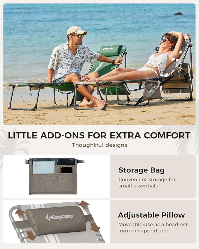 KingCamp Tanning Chair with Face Hole - Photo 6