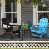 Adirondack Chair Set of 2, HDPE Folding Adirondack Chair with Multifunctional Cup Holder - Photo 2