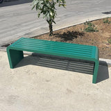Outdoor Patio Garden Bench, Metal Bench, All-Weather Outdoor Park Bench, for Garden, Porch, Park, Balcony, Outside - Photo 1