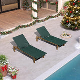 PURPLE LEAF Patio Oversized Chaise Lounge Rattan Chair Set of 2 Outdoor Pool Adjustable Recliner Wicker Chairs for - Photo 3
