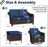 5 PCS Outdoor Conversation Set - Photo 2