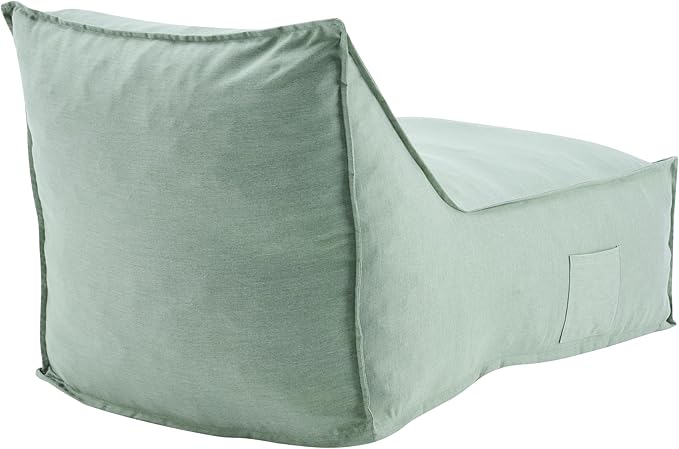 Christopher Knight Home Venny 48" L Outdoor Bean Bag Chair Set of 2, Fabric Bean Bag Chair for Adults and Kids - Photo 8
