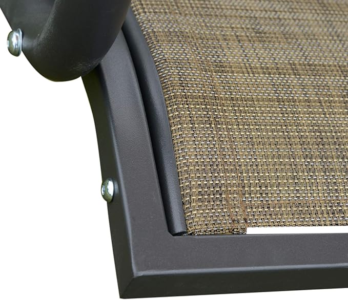 Outsunny 2-Seat Patio Swing Chair, Outdoor Porch Swing Glider with Adjustable Canopy, Cup Holders and Storage Tray - Photo 8