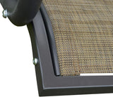 Outsunny 2-Seat Patio Swing Chair, Outdoor Porch Swing Glider with Adjustable Canopy, Cup Holders and Storage Tray - Photo 8