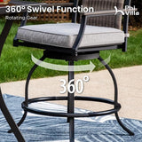 PHI VILLA 5 PCS Outdoor Counter Height Table and Chairs - Photo 2