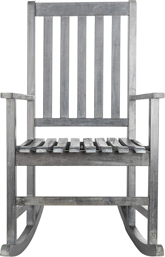SAFAVIEH Outdoor Collection Barstow Teak Rocking Chair