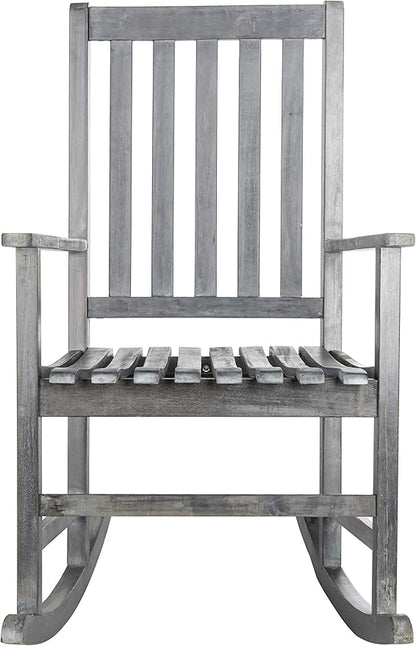 SAFAVIEH Outdoor Collection Barstow Teak Rocking Chair