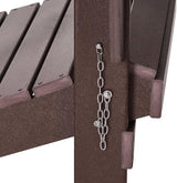 Costaelm 3 piece Patio Set, Outdoor Modern Adirondack Table and Chairs - Photo 4