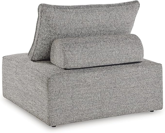 Signature Design by Ashley Bree Zee Straight Modern 3-Piece Outdoor Modular Seating with Tufted Cushion, Gray - Photo 4