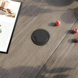 VICLLAX 28" Round Outdoor Bar Table with Adjustable Umbrella Hole, Counter Height Outdoor Furniture for Balcony - Photo 5