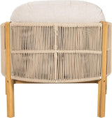 Christopher Knight Home Grotta Acacia Wood Patio Accent Chair Set of 2, Wooden Lounge Chair Outdoor - Photo 7