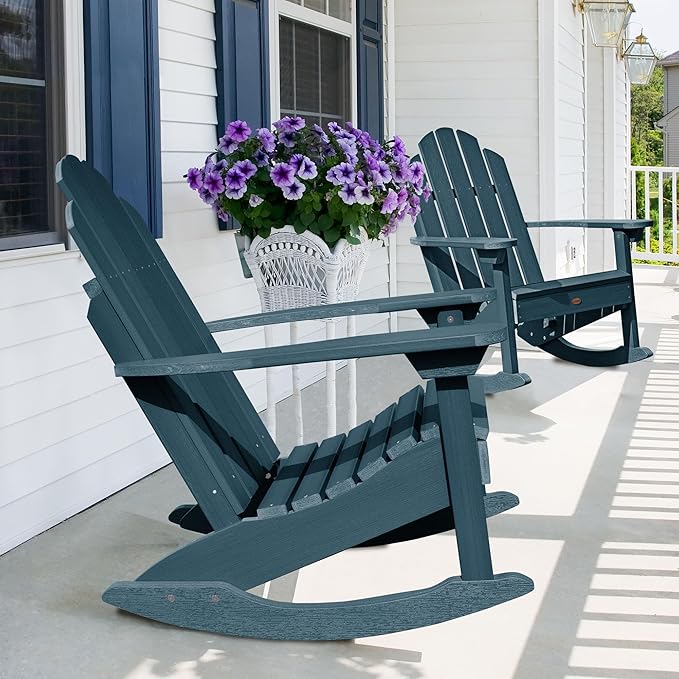 highwood Classic Westport Adirondack Rocking Chair, Nantucket Blue