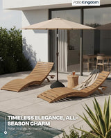 in-Pool Lounge Chairs Set of 2, Folding HDPE Pool Chairs Anti-Floating No Sandbags with Cup Holder & Handles - Photo 7