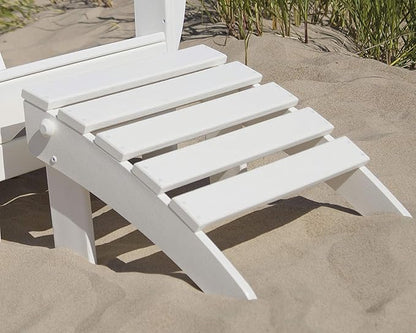 POLYWOOD PWS136-1-AR Classic 2-Piece Adirondack Set, Aruba