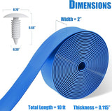Vinyl Straps for Patio Chair Repair Kit 2'' Wide 10 Ft Long Replacement Straps + 10 Free Rivets for Outdoor Lawn - Photo 2