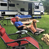 Homall Zero Gravity Patio Folding Lawn Reclining Lounge Chairs Outdoor Gravity Camp Chairs with Cup Holder Pillows for - Photo 8