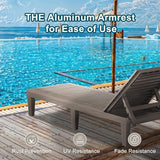 Outdoor Chaise Lounge Chair – Adjustable Waterproof Lawn Chair for Relaxation - Photo 6