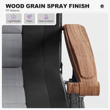 PURPLE LEAF Extra Wide Outdoor Reclining Chair Patio Zero Gravity Chaise Lounge Folding Chair with Quilted Cushion - Photo 6