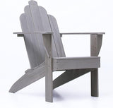 Cambridge Casual Arie Outdoor Teak Wood Adirondack Chair,/Weathered Gray - Photo 5