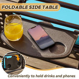 3 in 1 Outdoor Porch Swing with Adjustable Canopy, 3 Seat Outdoor Swing for Adults - Photo 7
