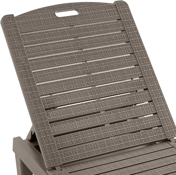 Outdoor Chaise Lounge Chair Set of 2 for Poolside Patio - Photo 4
