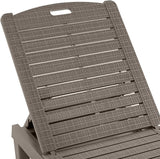 Outdoor Chaise Lounge Chair Set of 2 for Poolside Patio - Photo 4