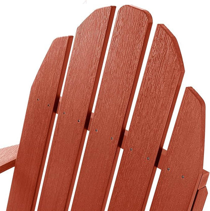 Elk Outdoors The Essential Adirondack Chair, Rustic Red