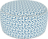 LVTXIII Indoor/Outdoor Extra Large Inflatable Ottoman Pouf D31 x H14 Inch, Round Footstool with Handle - Photo 1