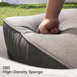 Luxury Patio Furniture Set with 6-inch Thick Cushion, High Back Outdoor Swivel Rocker Patio Chairs Set of 2 - Photo 6